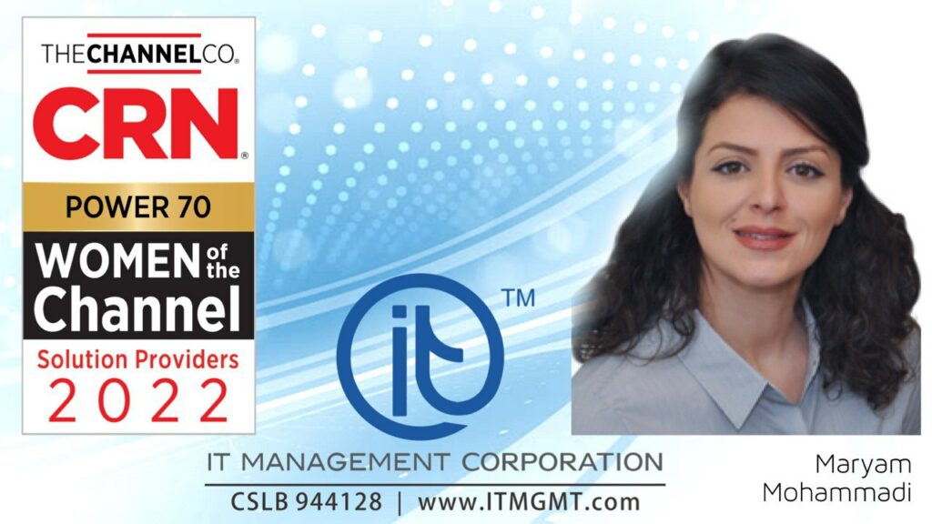Maryam Mohammadi Named on CRN???s 2022 Women of the Channel Power 70 Solution Providers List