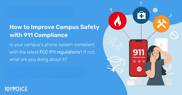 101VOICE webinar How to improve campus safety with 911 compliance