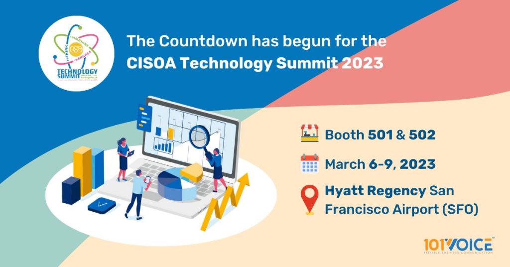 See you at the CISOA Technology Summit 2023: Revolutionize your Community College Communications with 101VOICE
