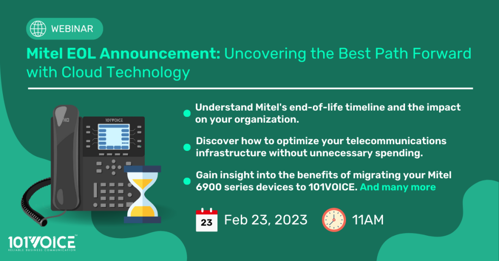 Webinar Alert: Mitel EOL Announcement: Uncovering the Best Path Forward with Cloud Technology