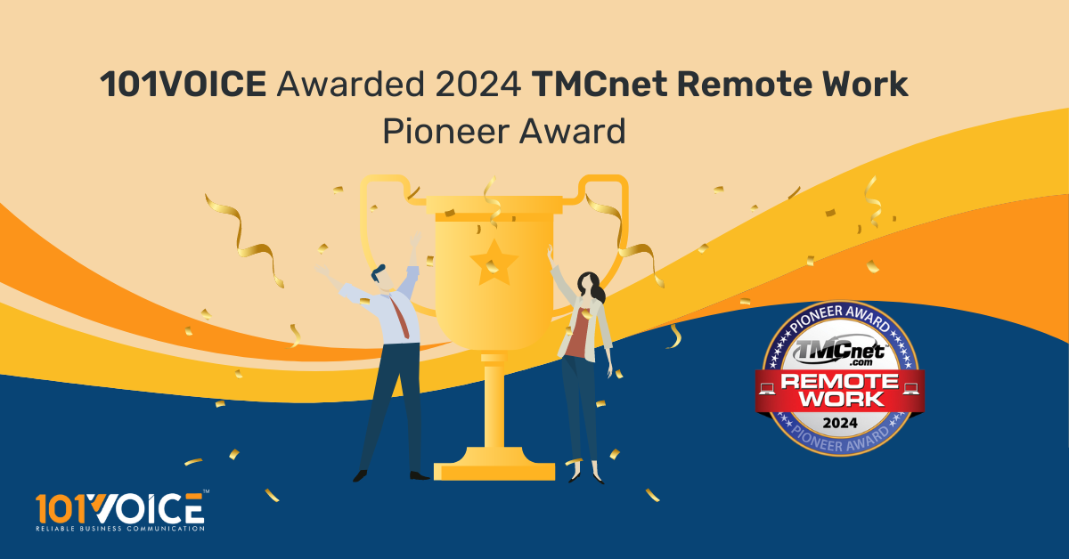 101TEAMS TMCnet Remote Work Award 2024