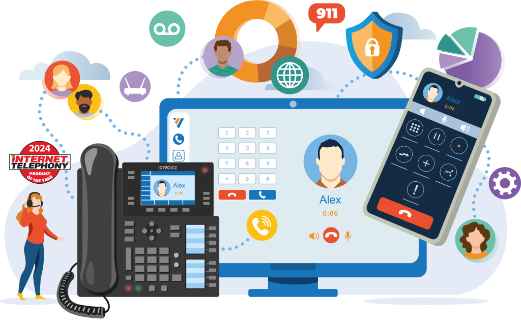 NEW Custom Illustrations Project For Cloud Business Phone System Illustration 172827 transparent without logo