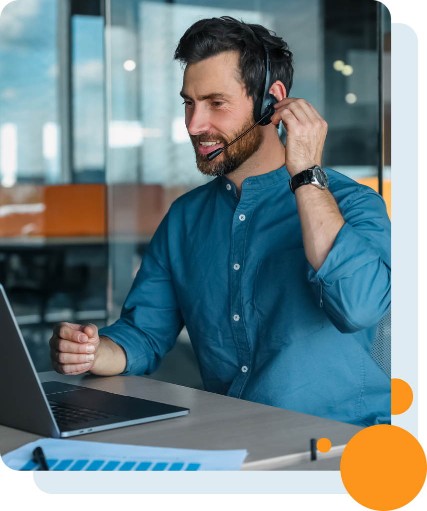 Telecom Agent on Headset