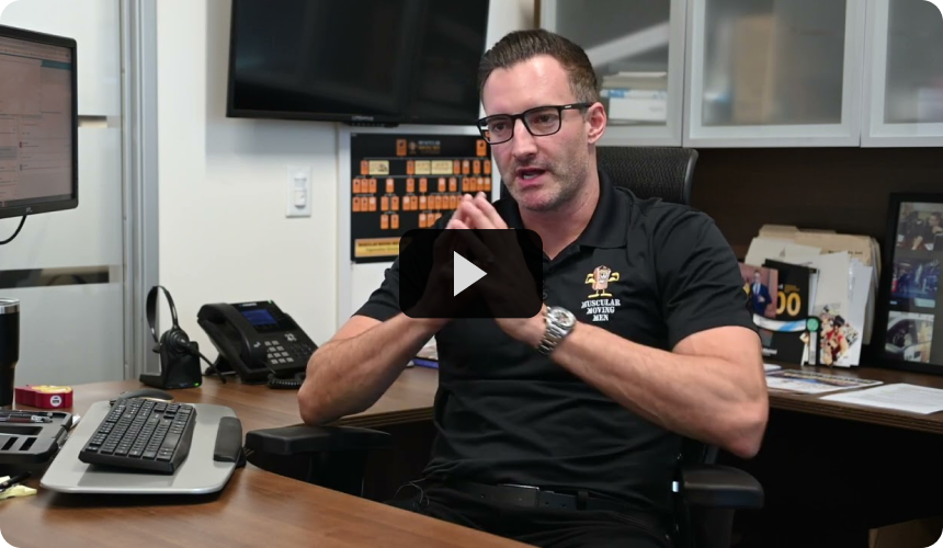 Justin Hodge, owner of Muscular Moving Men & Storage, shares how Movegistics supports their growth and operational efficiency